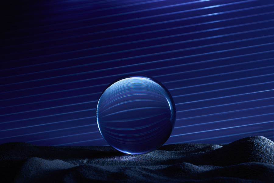Blue Desert Sphere