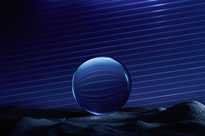 Blue Desert Sphere