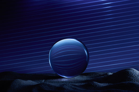 Blue Desert Sphere